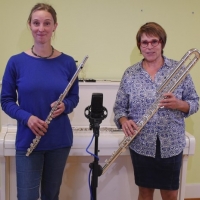 Julie et Joëlle, professeurs de flûte traversaière